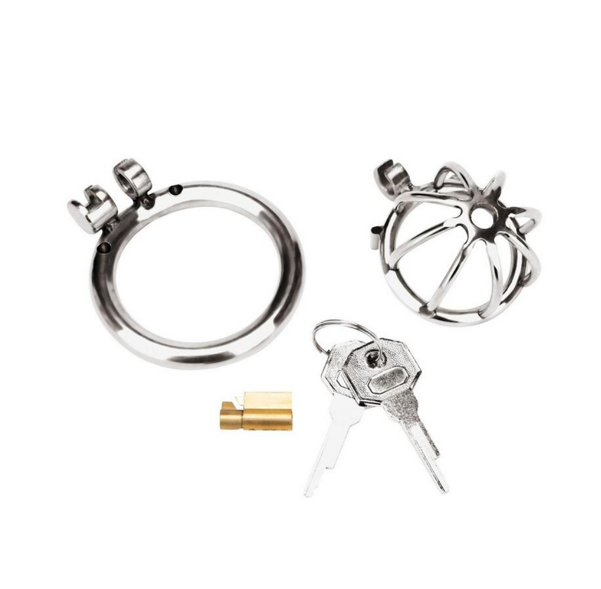 Little Cock Chastity Cage - Stainless Steel
