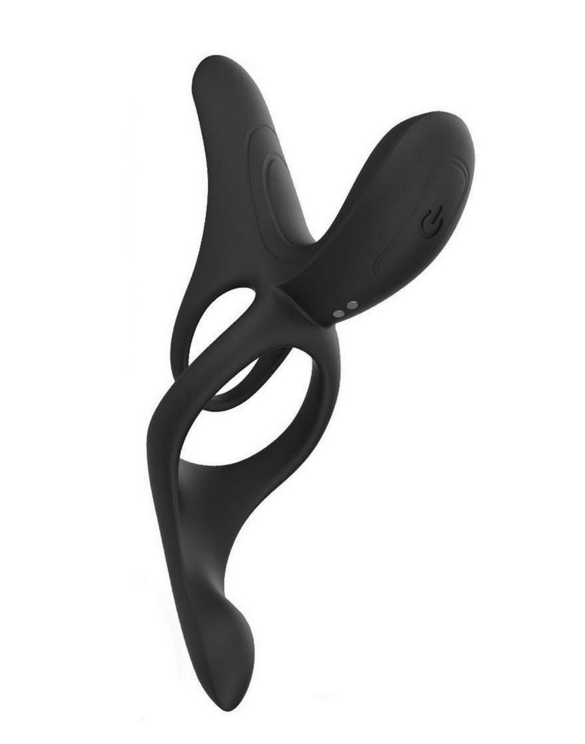 Pleasure Pivot App Control Rechargeable Silicone Couples Vibrator - Black