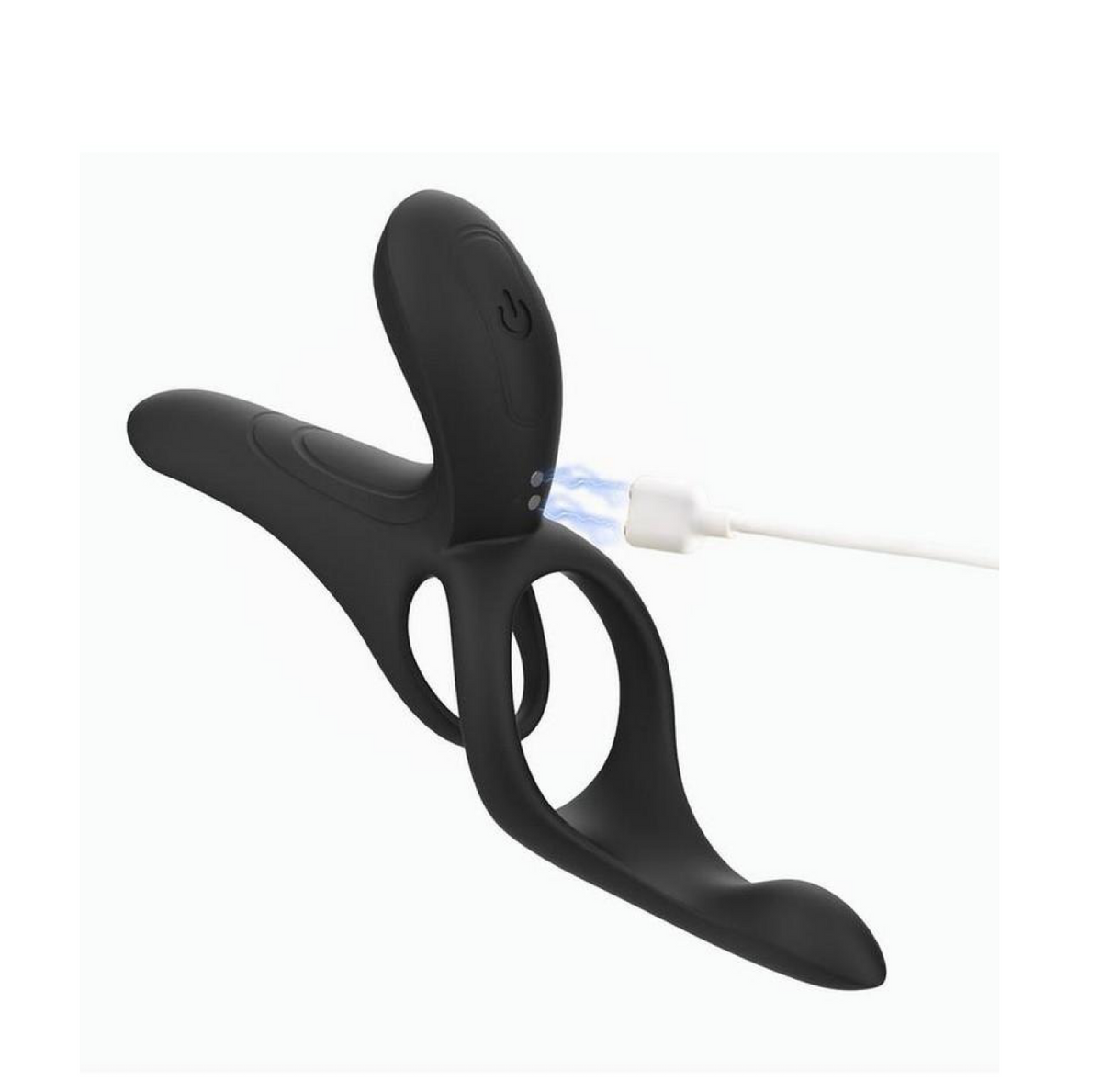 Pleasure Pivot App Control Rechargeable Silicone Couples Vibrator - Black